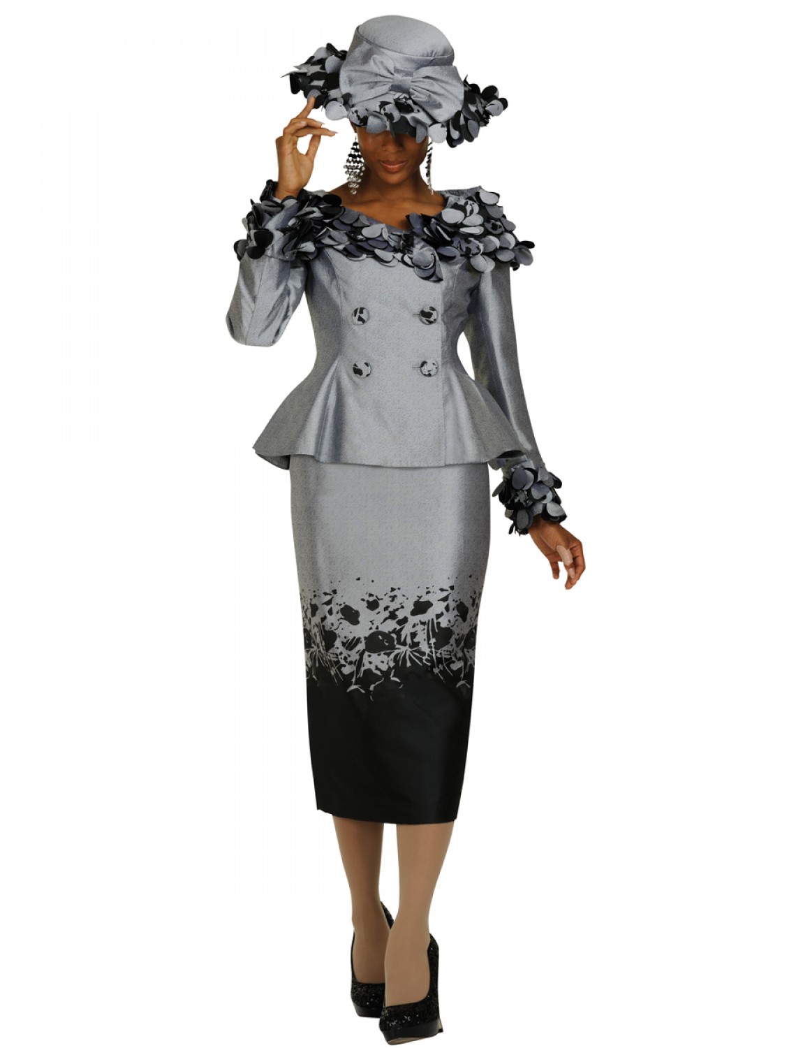 church suits dresses ladies usher suit skirt uniforms charcoal designer featured